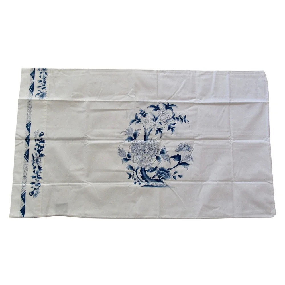 New Ralph Lauren Porcelain Medallion Standard Blue White Pillowcases Set Of 2